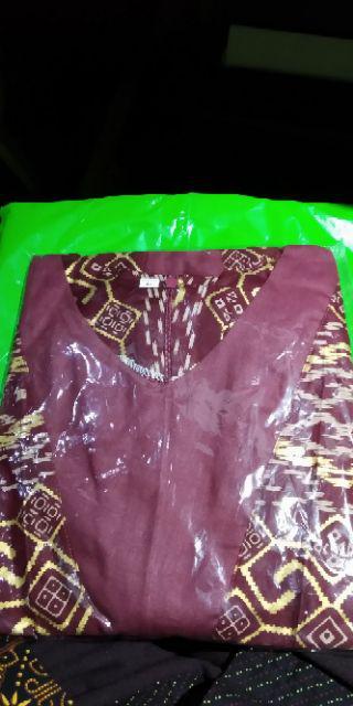Couple Keluarga (sarimbit) Dress Etnik Motif Batik Solo Papa Mama Anak Dijual Terpisah