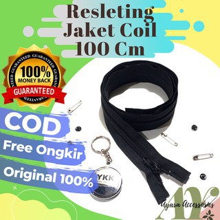 RESLETING SLETING ZIPPER JAKET YKK COIL100 CM
