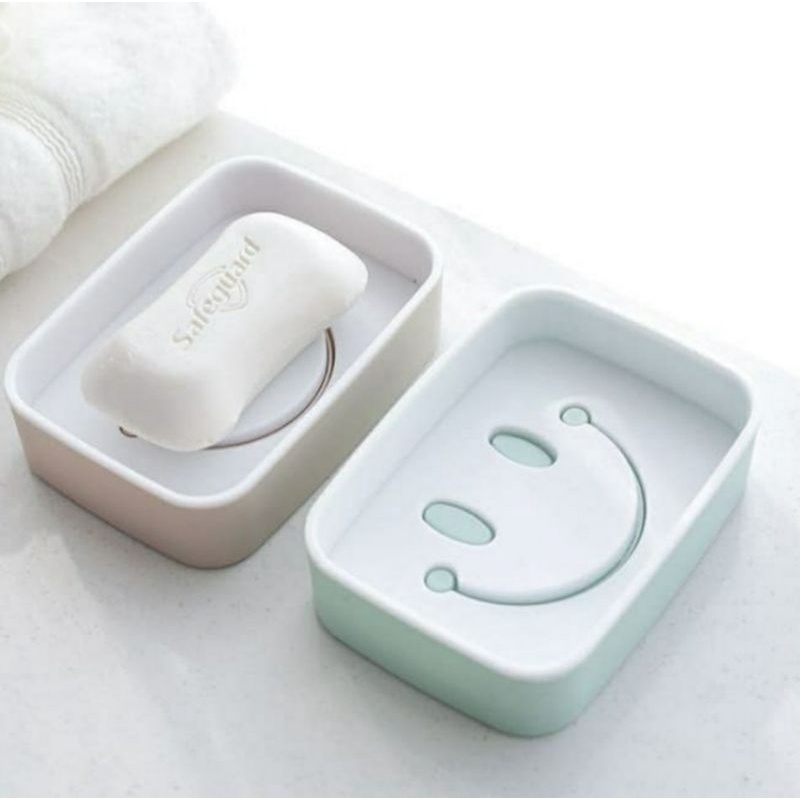 Tempat Sabun Batang Smile Soap Bar Bentuk Smiley