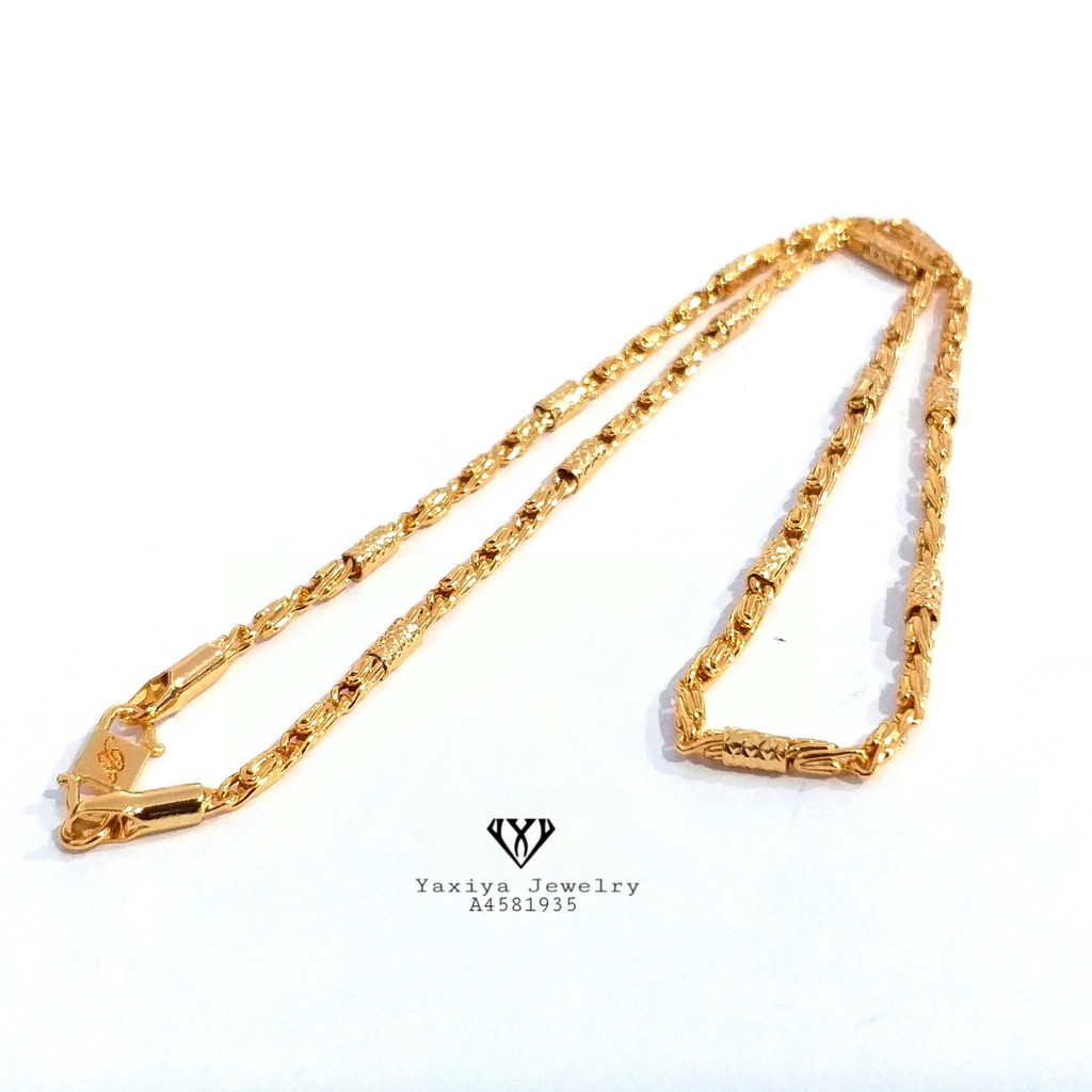 

Kalung Rantai Bambu Anak Lapis Emas Imitasi Yaxiya Jewelry A4581935