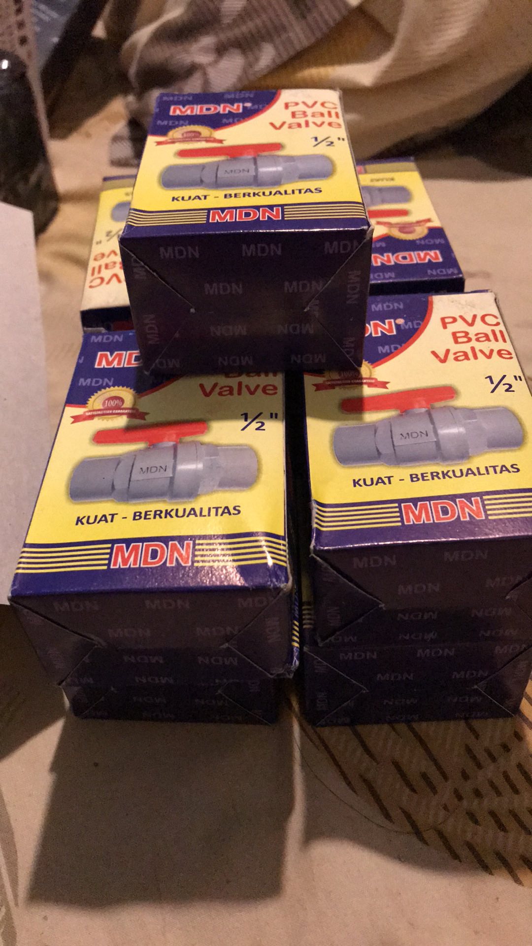 Ball Valve Pvc 1/2 Mdn