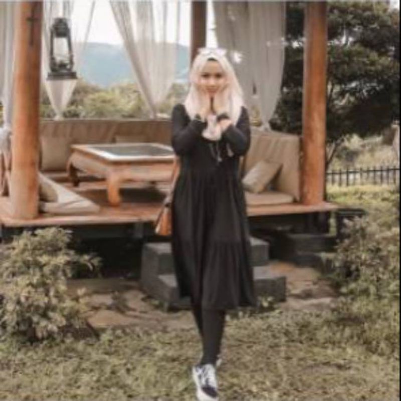 Lovely tunik atasan wanita fashion muslim