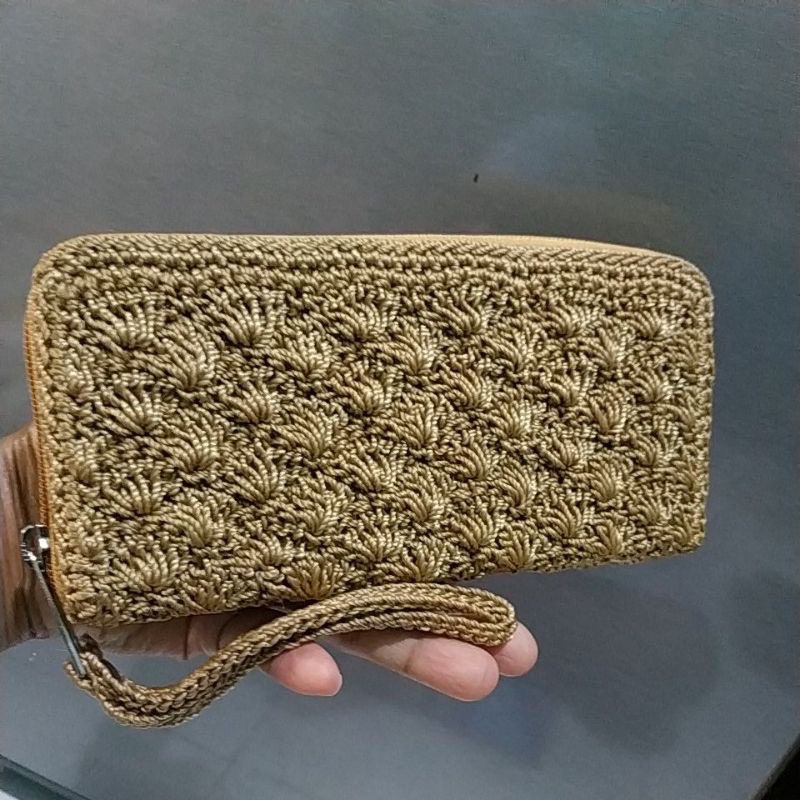 Dompet Panjang Rajut Nilon