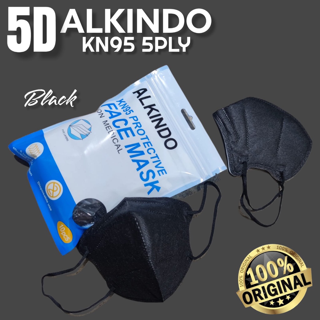 NEW 5D KN95 ALKINDO - MASKER ALKINDO KN95 5PLY 5D ORIGINAL FACE MASK ORIGINAL BRANDS