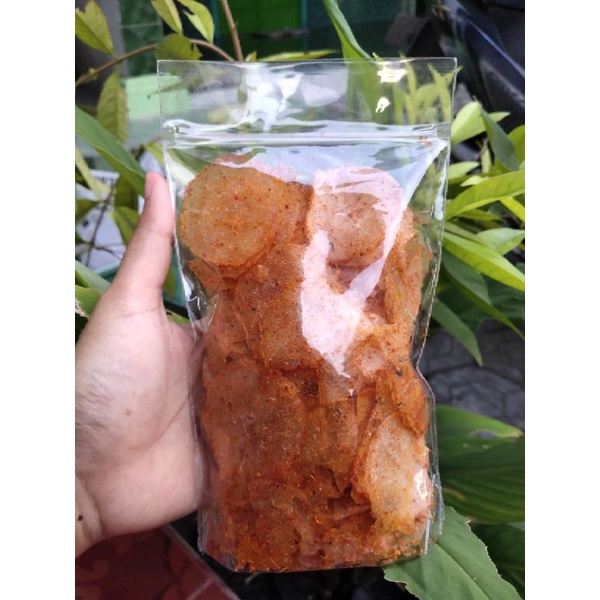 

Kripik kaca pedas extra besar