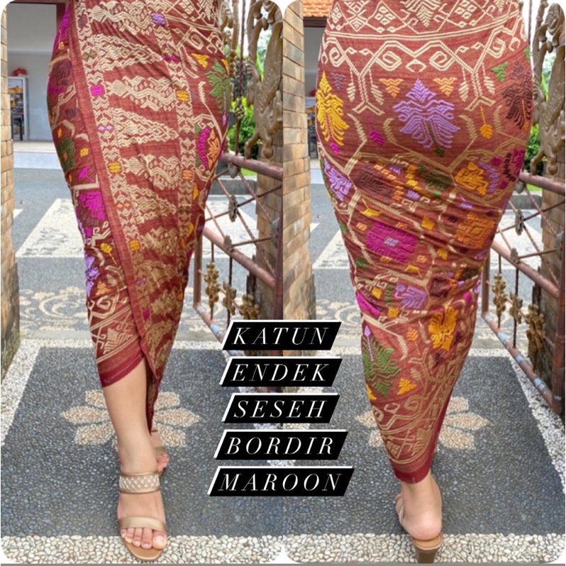 REAL PICT | KAMEN LEMBARAN KATUN ENDEK SESEH BORDIR