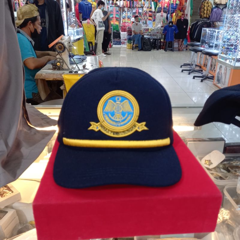 TOPI DISHUB 3A BAHAN KAIN LAKEN