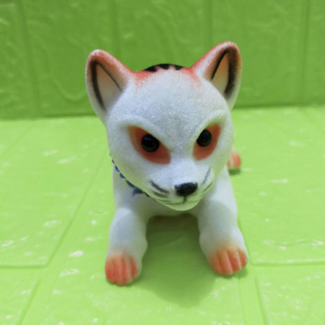 Boneka kepala goyang kucing orange