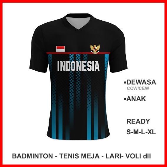 Baju Kaos Jersey Olahraga Badminton Pingpong Lari Volly 1226 - Jersey Badminton Wanita Custom