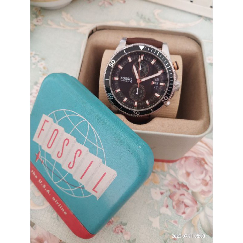 JAM TANGAN PRIA MERK FOSSIL CH2944 (PRELOVED VVGC LIKE NEW)