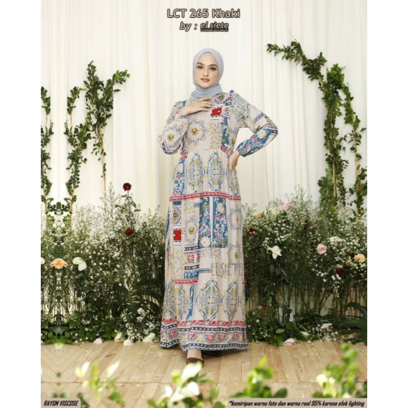 [COD] GAMIS SYARI LONGDRESS GAMIS ELSIETE || LCT 265