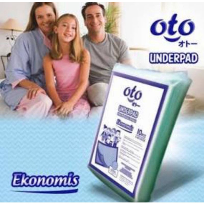 OTO PERLAK SEKALI PAKAI (UNDERPAD) 60x90 isi 10 pcs