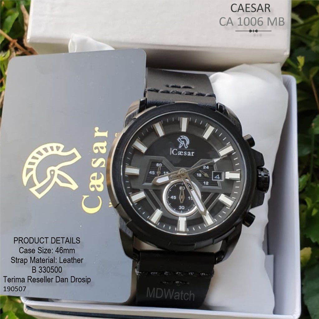 Original Caesar CA 1006 MB. Jam Tangan Pria.