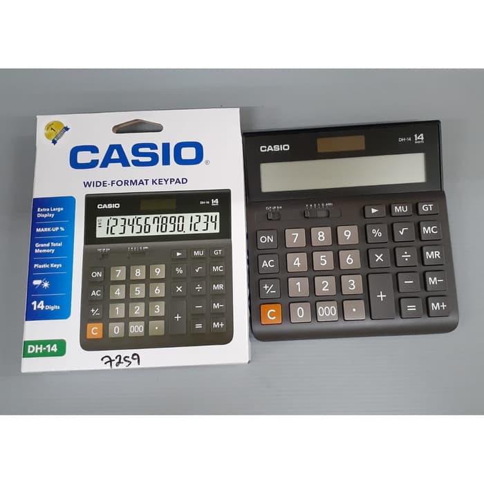 

KALKULATOR CASIO DH-14 | 14 DIGIT | CALCULATOR | STATIONERY | ATK