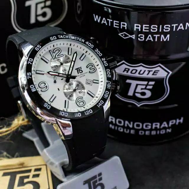 Jam T5 H 3450 original chronograph water resist free box