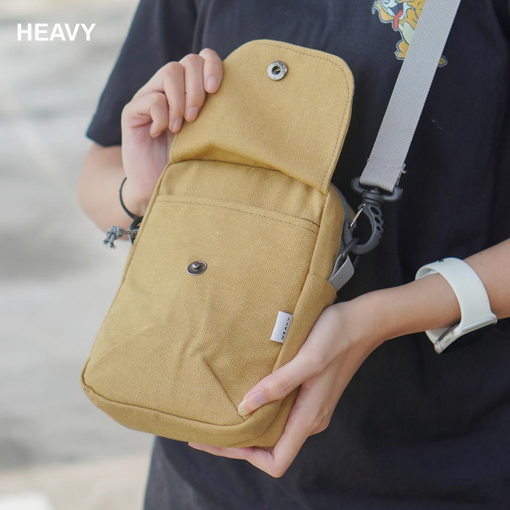 Tas selempang slingbag pria heavy kanvas ramsmax | Sling pouch bag