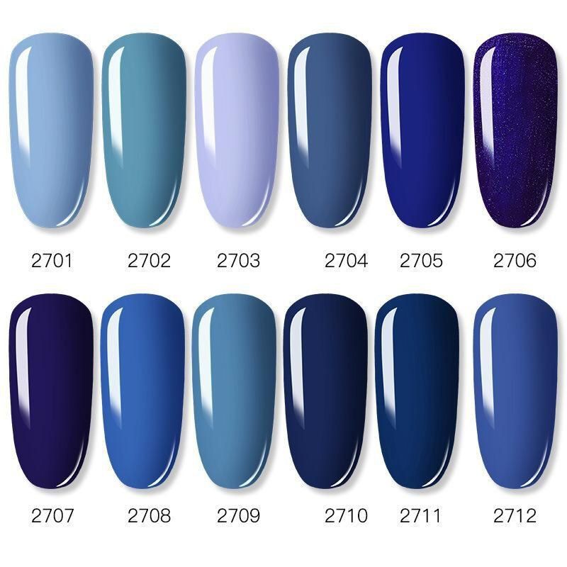 ROSALIND BLUE COLOR SERIES Gel Nail Polish UV LED / Kutek / Cat Kuku Bagus