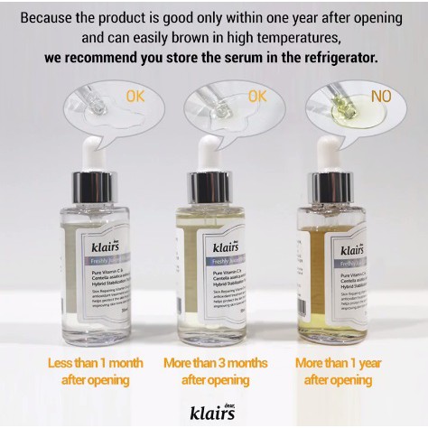 35 Ml Dear Klairs Freshly Juiced Vitamin Drop Indonesia