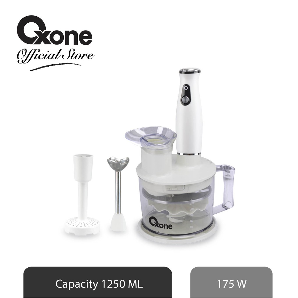 Oxone Eco Blender & Chopper OX161 / BPA Free / Stainless Steel Blade