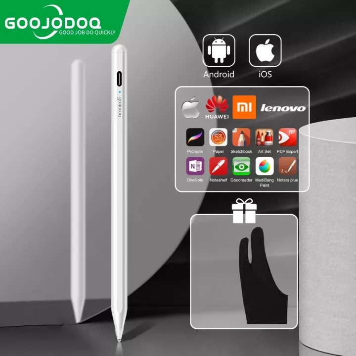 Goojodoq GD02 Stylus Pen Universal for Apple Pencil 1 2 Touch Pen for Tablet IOS Android Stylus Pen Pencil for iPad Xiaomi Huawei Phone