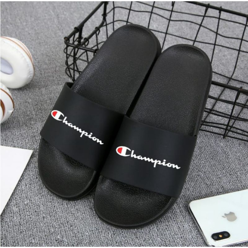 Sandal Pria Sandal Slide Pria Sandal Karet Pria Sandal kokop Pria (CHMPION)