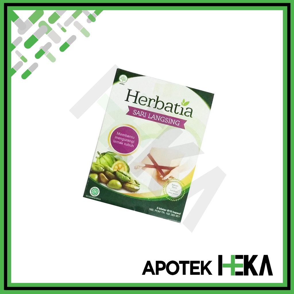 Herbatia Sari Langsing 3x10 Kapsul - Membantu Mengurangi Lemak (SEMARANG)