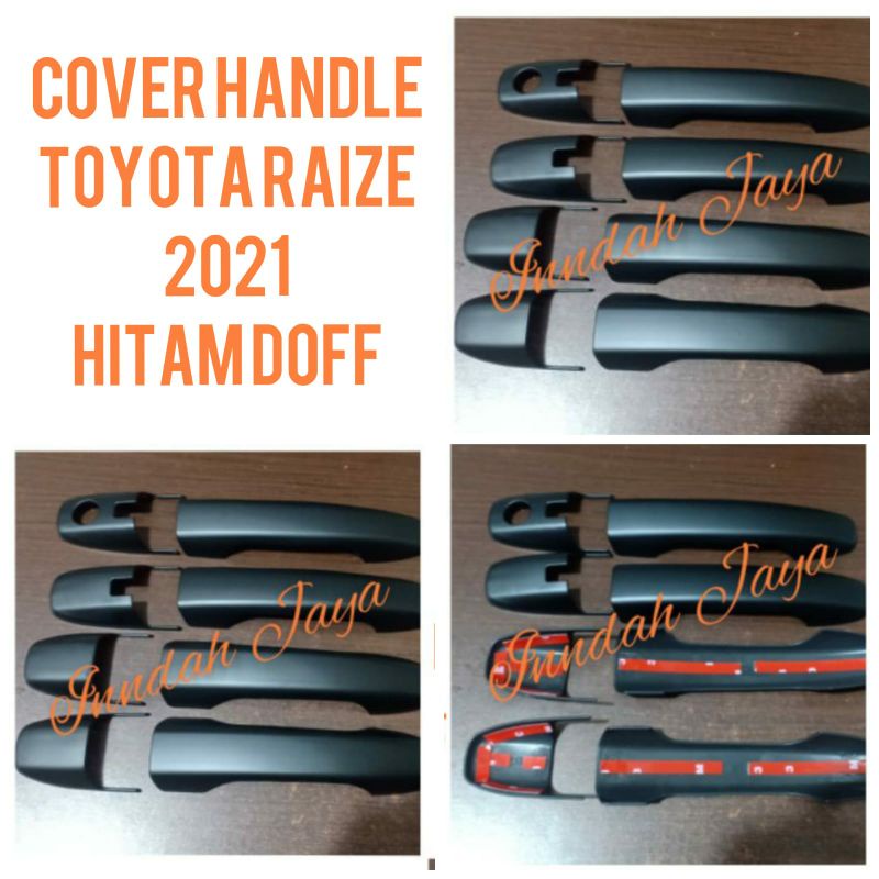 Cover Handle Toyota Raize 2021 Hitam Doff / Handle Raize