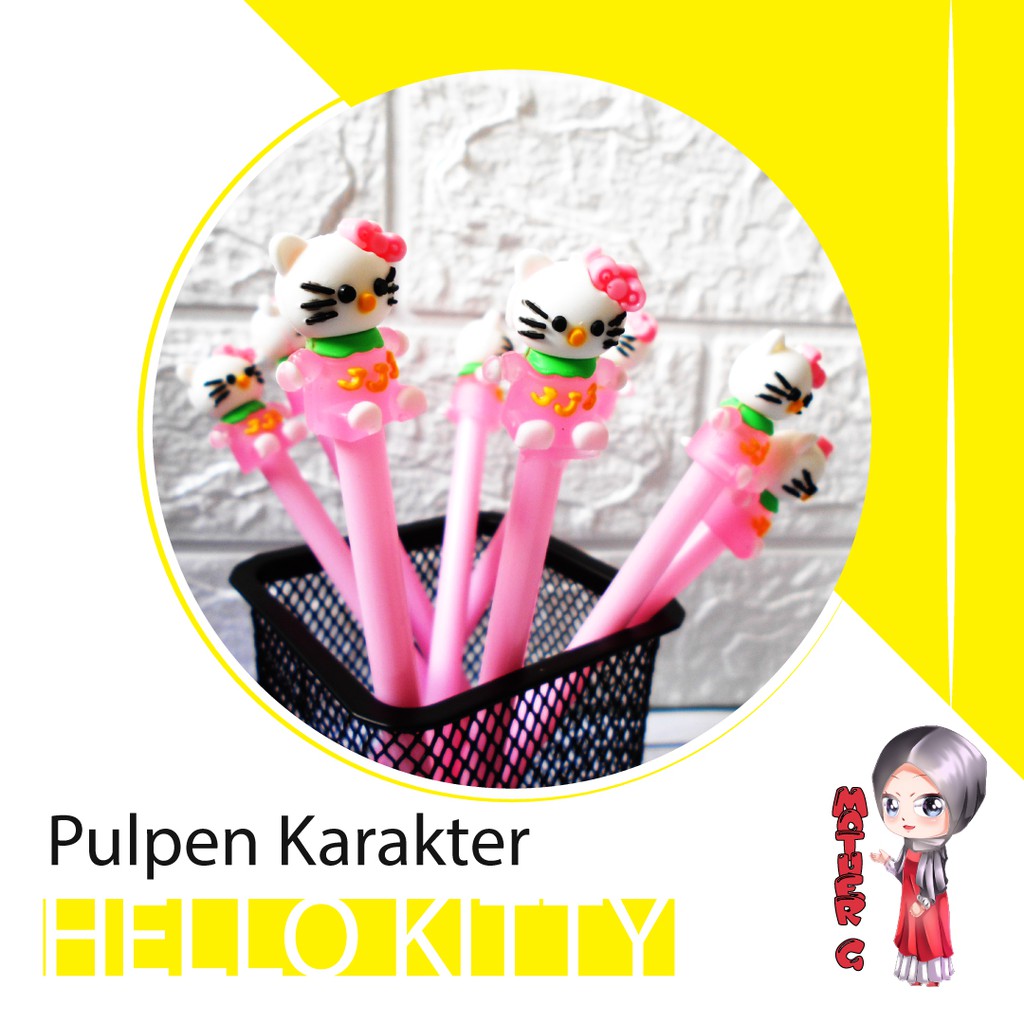 

Hello Kitty Pulpen Gel Karakter | High Quality - MOTHER G