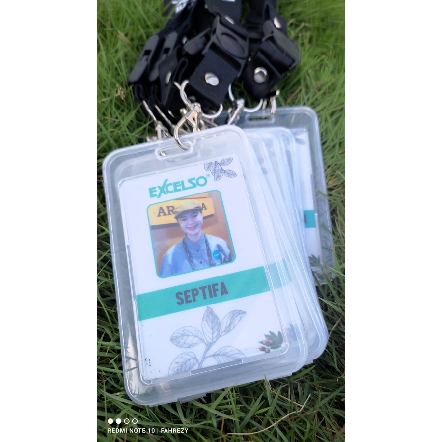 

Paket Lanyard custom DTF full warna + ID Card + Case minimal order 5pcs