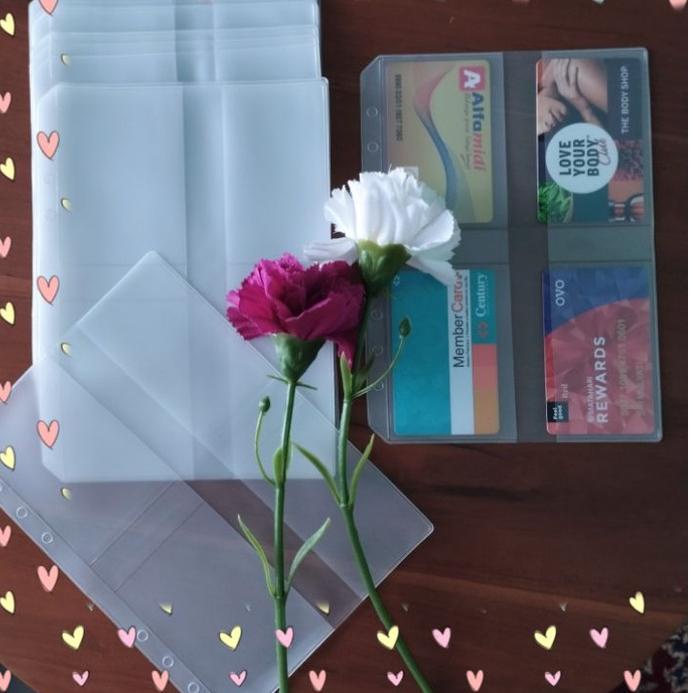 

イ Ziplock Binder Zipper A6 / A5 Ring 6 Stationery Storage Bags Warna Loose Leaf Pages Pouch Ziplock Warna ㆇ