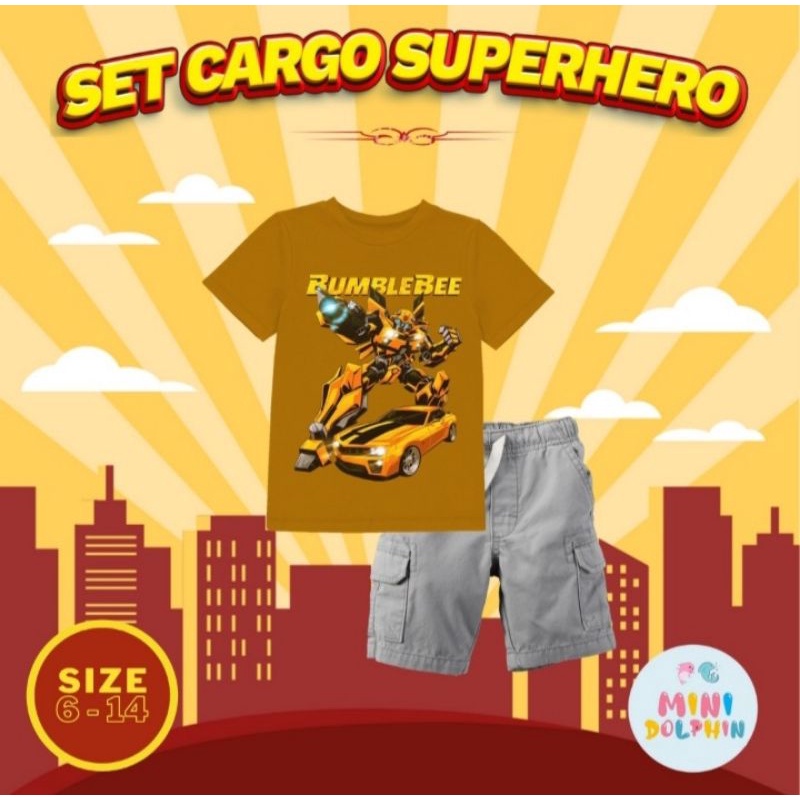Mini Dolphin Set Cargo Superhero