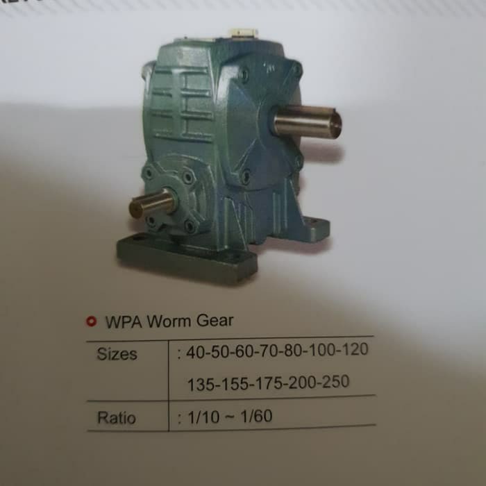 gearbox reducer / worm gear REVCO size 155 WPA/WPS/WPO/WPX