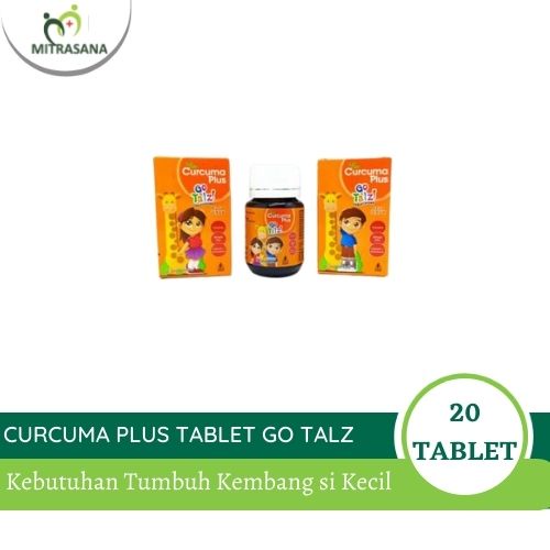 Curcuma Plus Tablet Go Talz Rasa Jeruk