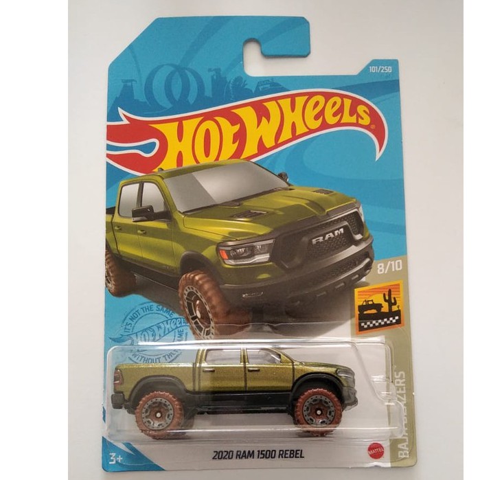 Diecast Hot Wheels 2020 RAM 1500 REBEL Hijau HW Hotwheels Mobil Pickup Mainan Pick Up Anak K 2021