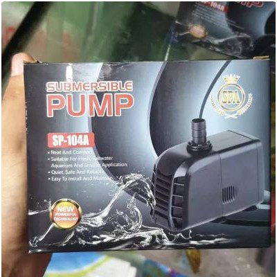 SPA 104 - Pompa Air Celup /Submersible Pump Kolam / Aquarium