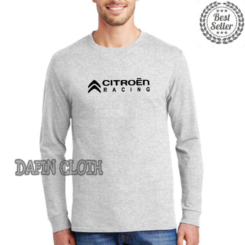 Tshirt Baju Kaos Pria Lengan Panjang Citroen Racing