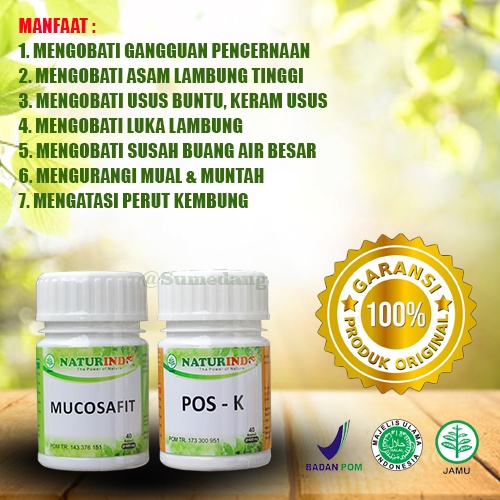 Obat Usus Buntu Paling Ampuh Tanpa Operasi BPOM Asam Lambung Maag Kronis bio Bukan De Nature Mucosafit dan Pos K-3