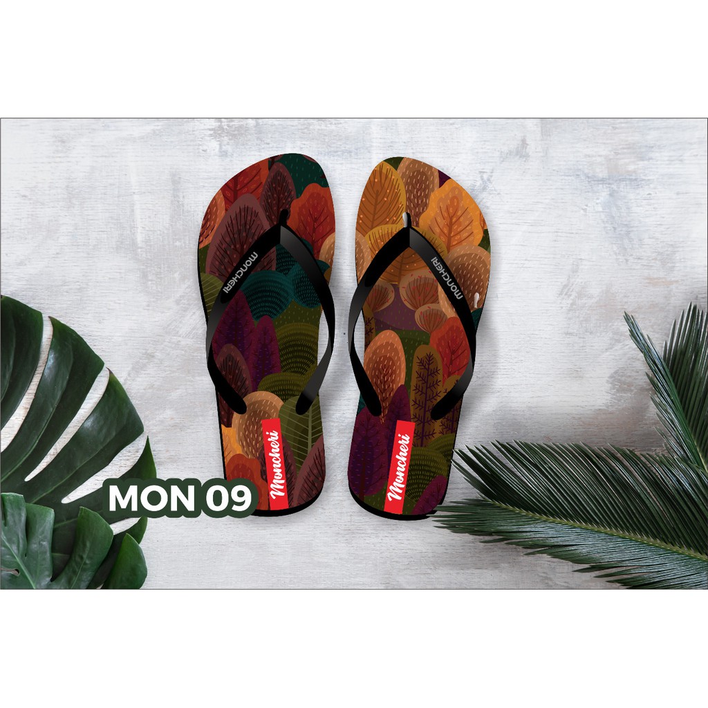 Sandal jepit Wanita MONCHER Clothing(3) Promo New lucu