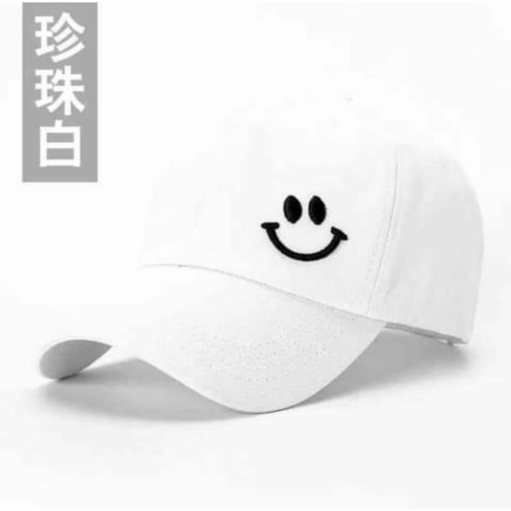 Topi Smile Pria Dan Wanita / Topi Smile / Topi Korea Style