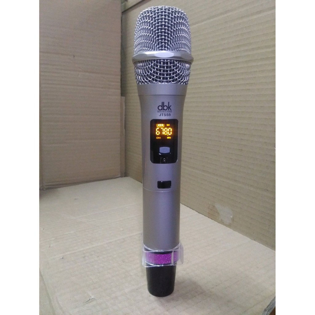 MIC WIRELESS HANDLE DBK JTSS9 MICROPHONE WIRELLES PEGANG JTS S9