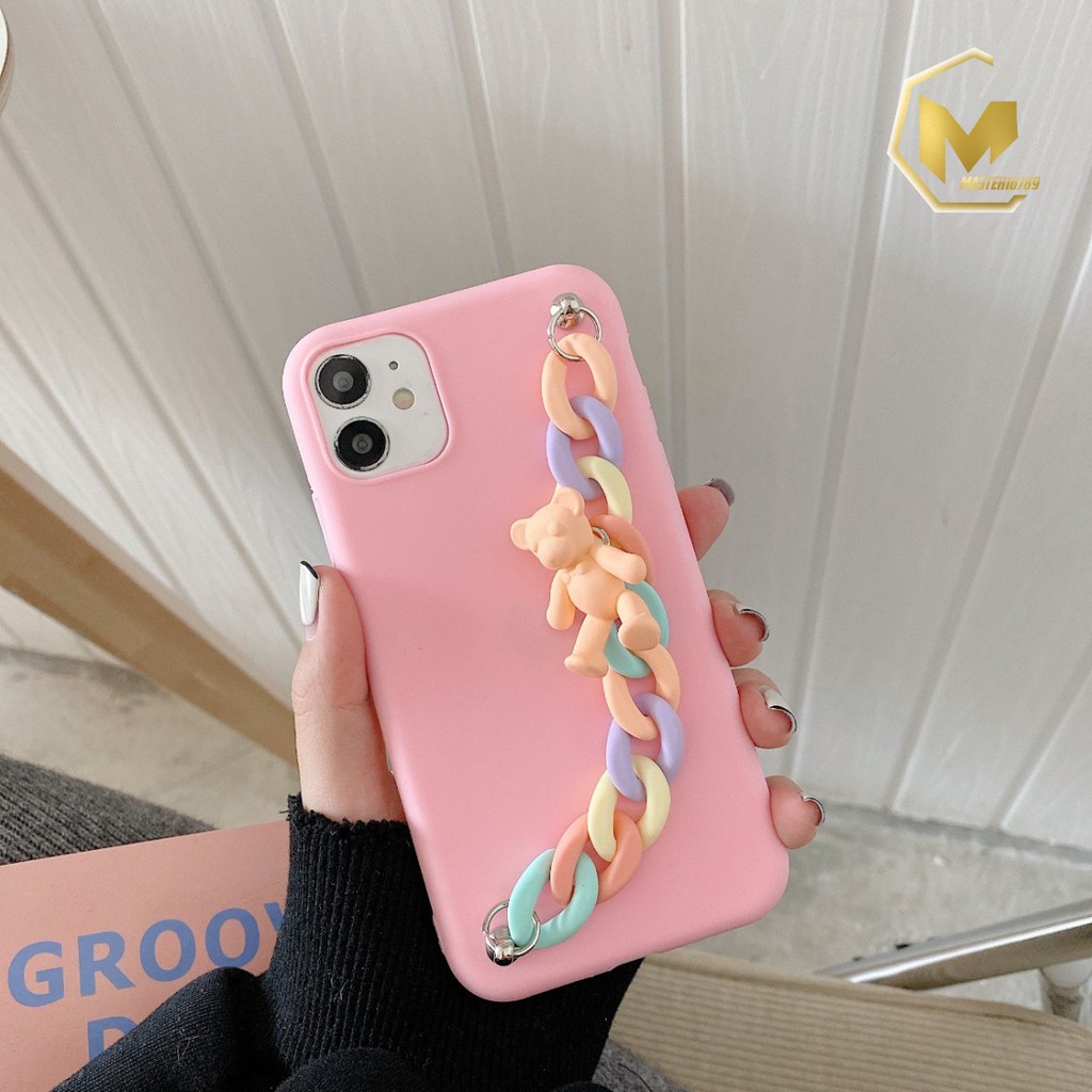 CASE SOFTCASE CANDY GELANG RANTAI IPHONE X XS XR XS MAX MA325