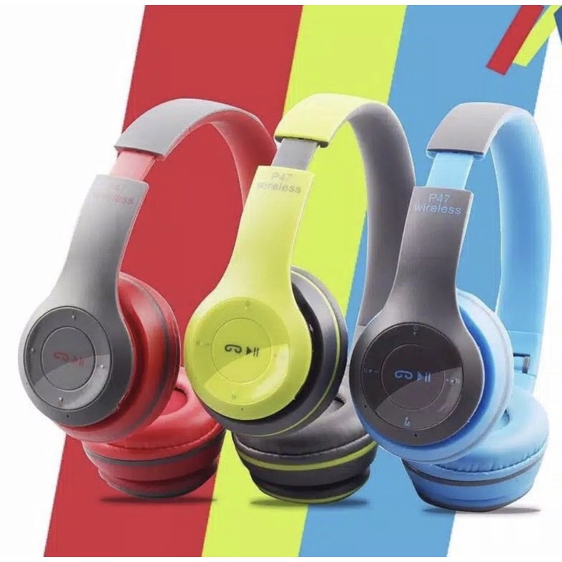 Headphone - Headset Bluetooth P47 Stereo 4.1+EDR - HEADPHONE P47
