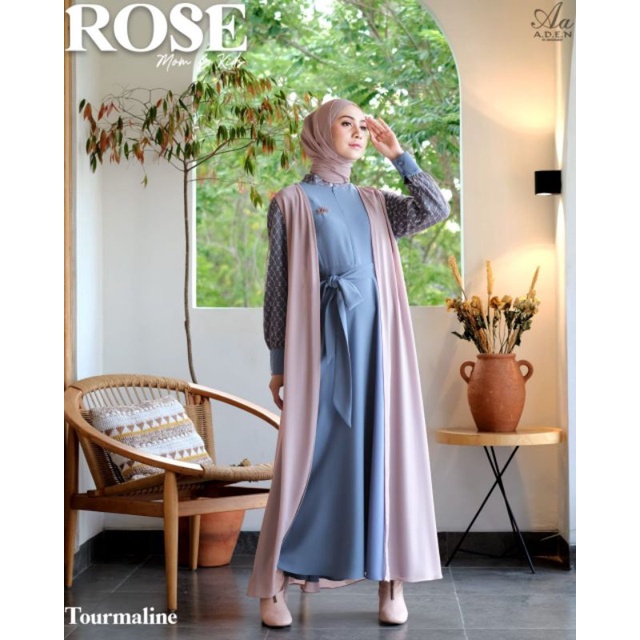 Rose Gamis Dress By Aden Hijab