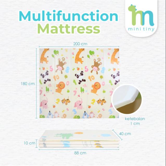 Minity Multifunction Matras / PLAYMATE LANTAI / KIDDY KARPET LANTAI s1