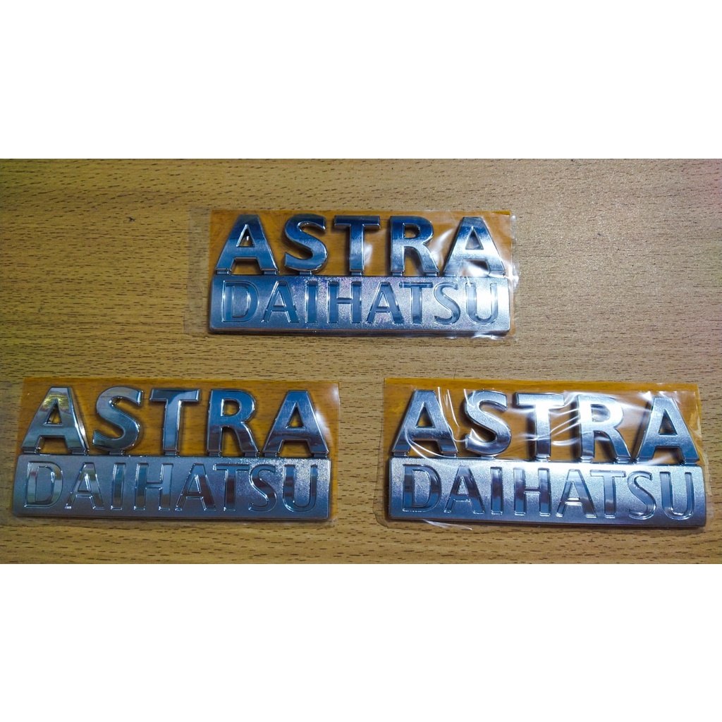 Emblem Logo Tulisan Astra Daihatsu Original