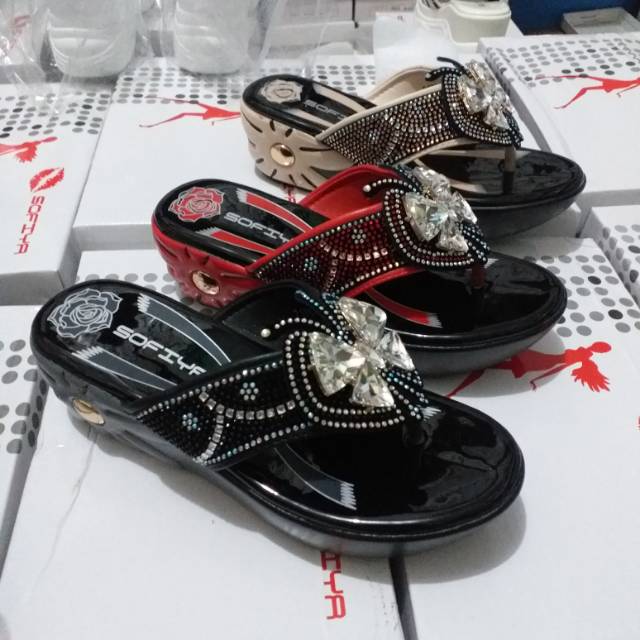 SANDAL SOFIYA MODEL JEPIT IMPORT