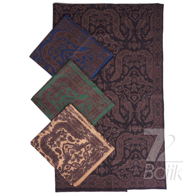 BAHAN BATIK PREMIUM Katun Warna Hitam Item Black 723531 Cap 72 Jarik Jarit Samping Kebat Panjang Batik Katun Modern Premium Bahan Seragam Batik Pernikahan Kantor Keluarga Murah Kamen Jadi Batik Bali Lembaran