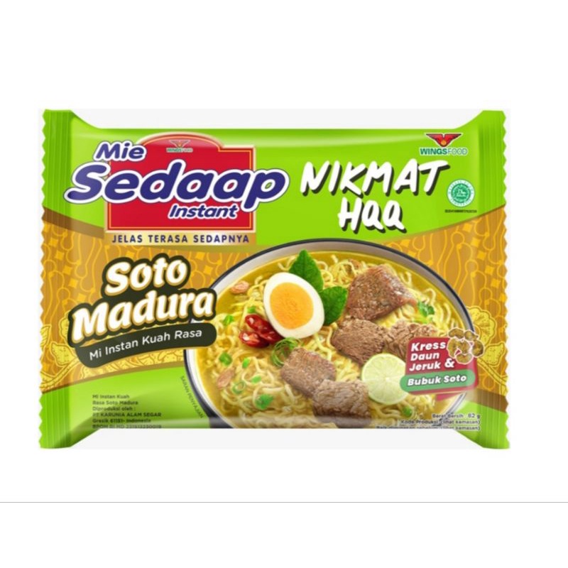 

Mie Instan Sedap Soto Madura