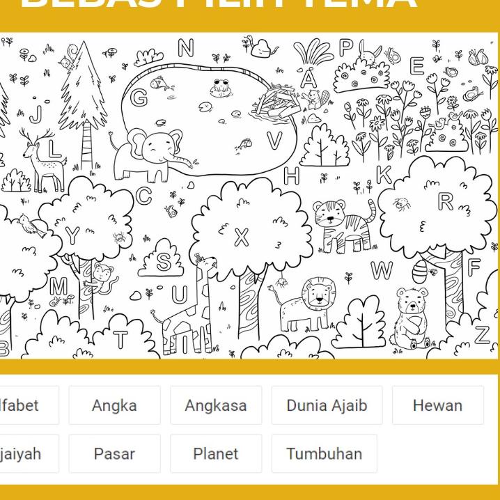 

New - Giant Coloring Sheet ダ