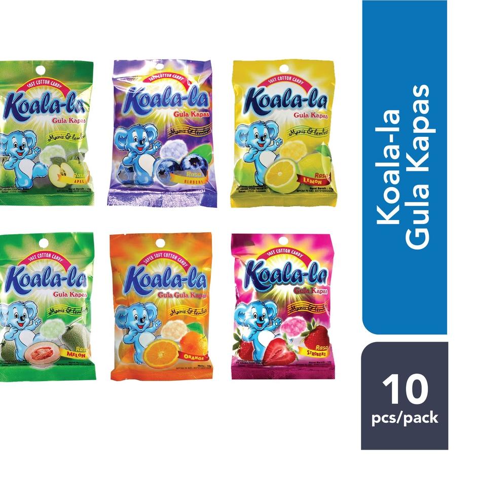 

FRESHH 【 Permen Kapas Koala-la / Koalala (1pack isi 10 pcs).